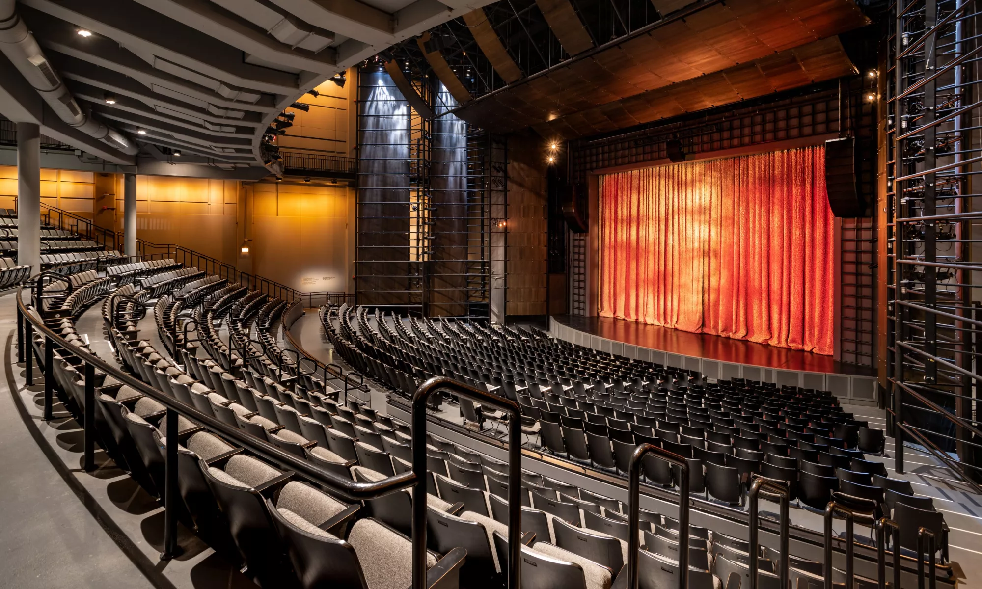 Image of the Harris Theater venue stage left