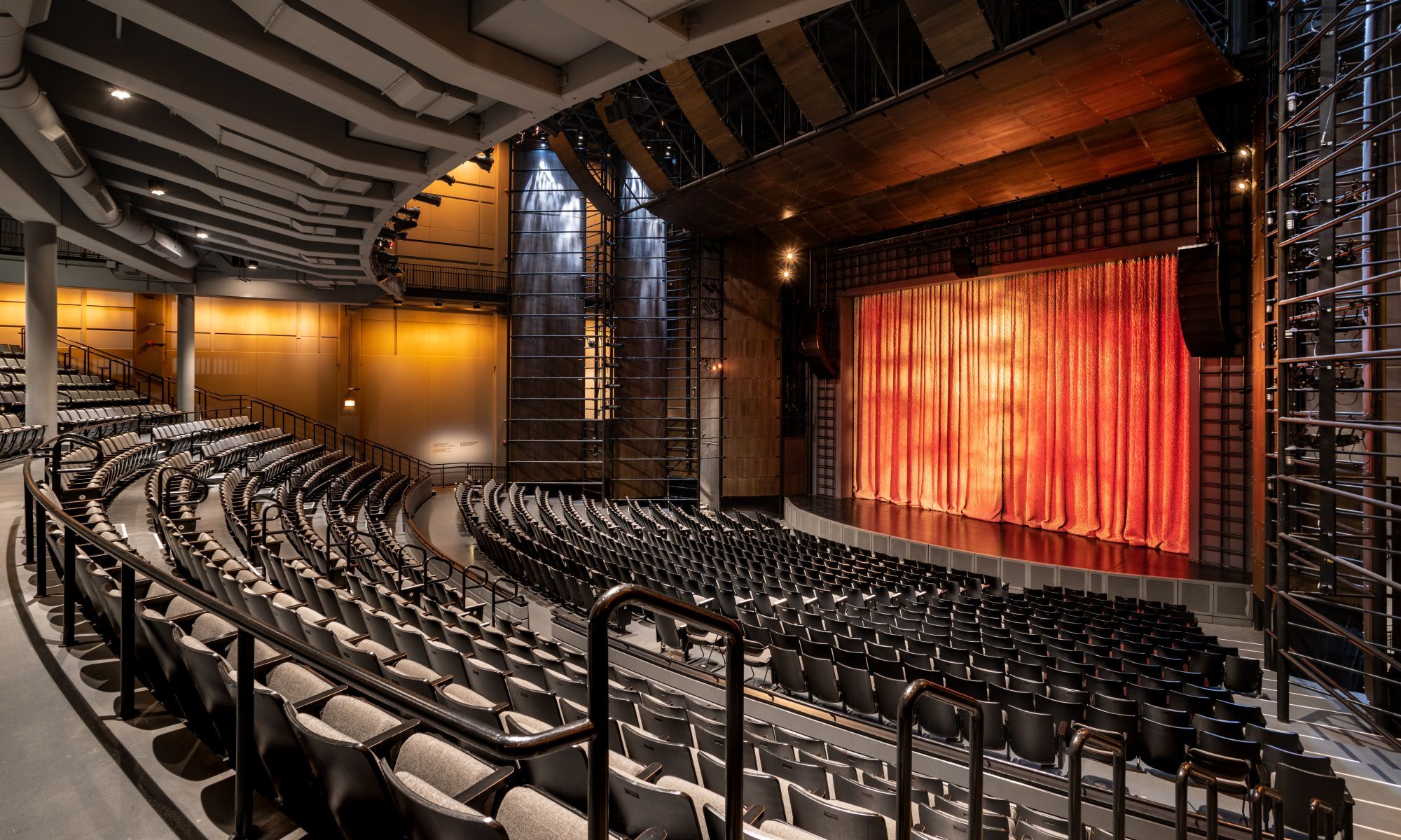 Image of the Harris Theater venue stage left