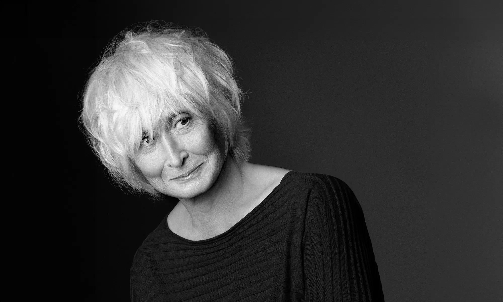 Black and White image of Twyla Tharp