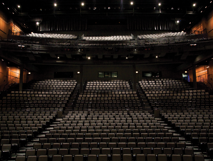 Image of the Harris Theater seating