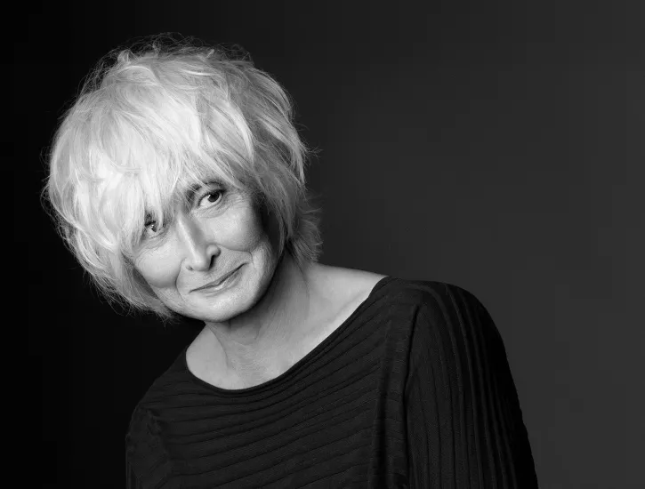 Black and White image of Twyla Tharp